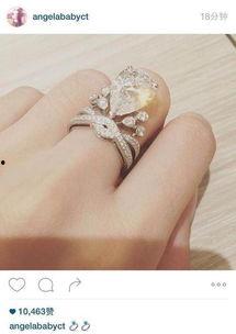 明星晒对戒,对戒闪耀见证爱情